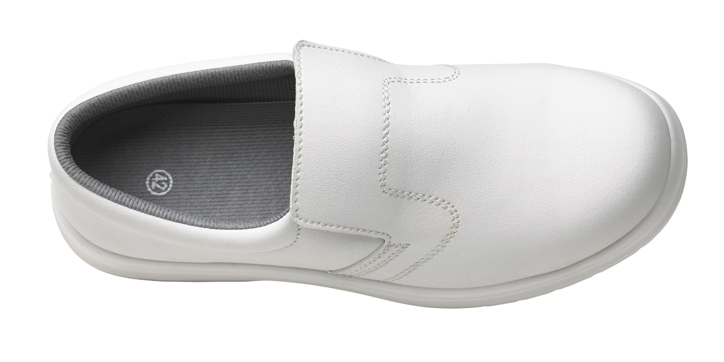 Food X Anti-Bacterial Slip On Safety Shoes Steel Toe Breathable Lightweight