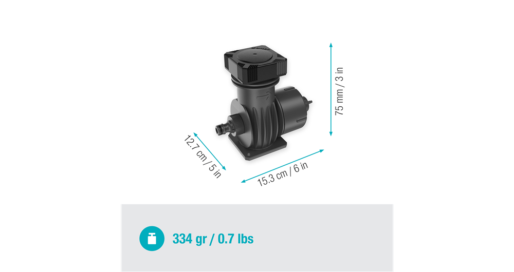 Gardena MDS Master Unit 2000 Micro-Drip System Water Pressure Reducer 2000L/h