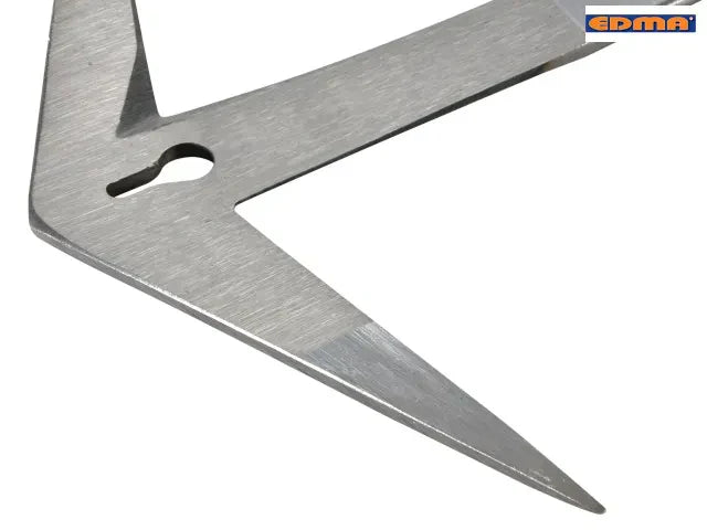 Edma Universal Slater's Hammer 650g Leather Handle Nail Puller Polished Finish