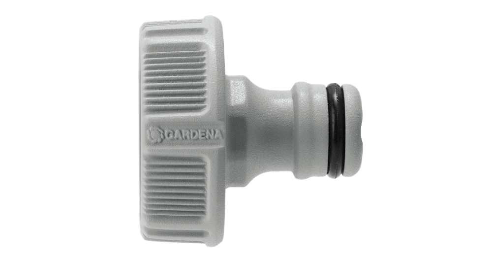 Gardena Basic Set Hose Connector with Nozzle Tap Adapter Water Stop 1/2" 5/8"
