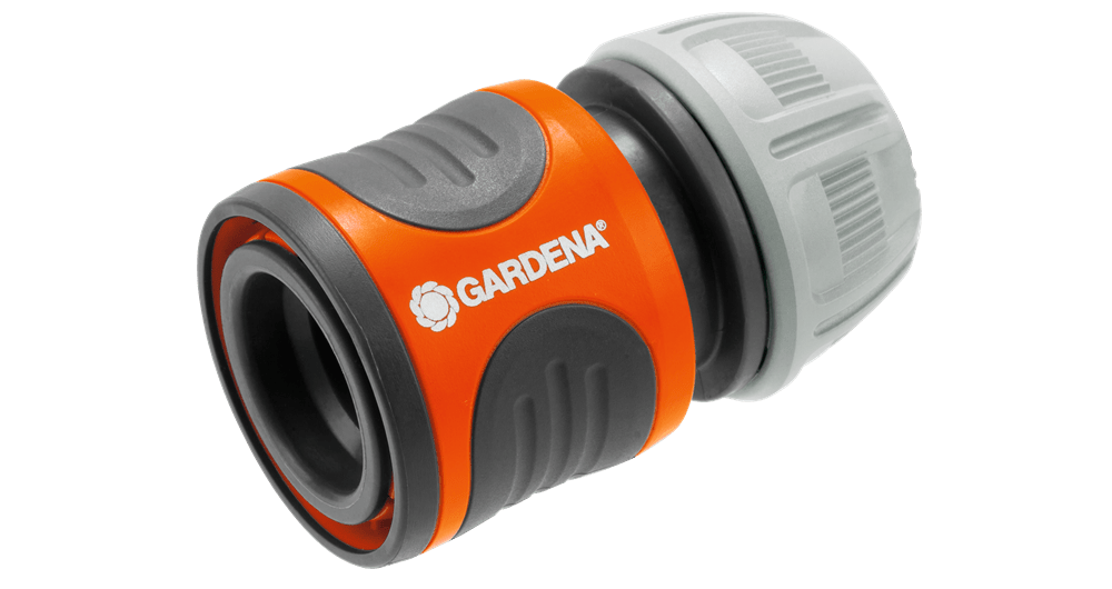 Gardena Basic Set Hose Connector with Nozzle Tap Adapter Water Stop 1/2" 5/8"