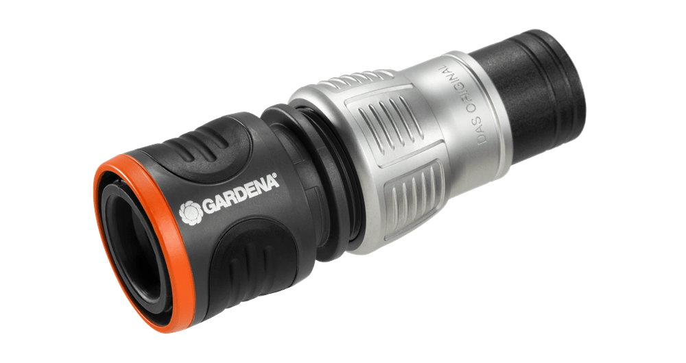 Gardena Premium Water Stop Connector with Auto Water Stop Function