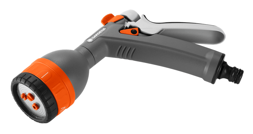 Gardena Multi Spray Gun with Flow Control 4 Spray Patterns for Garden & Home