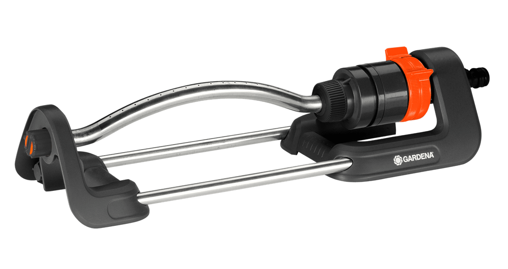 Gardena Aqua S Oscillating Sprinkler for Lawns 90-220 mÂ² Adjustable Range