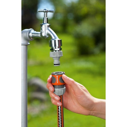 GARDENA Hose Connector with Power Grip Frost Resistant 5 Year Warranty