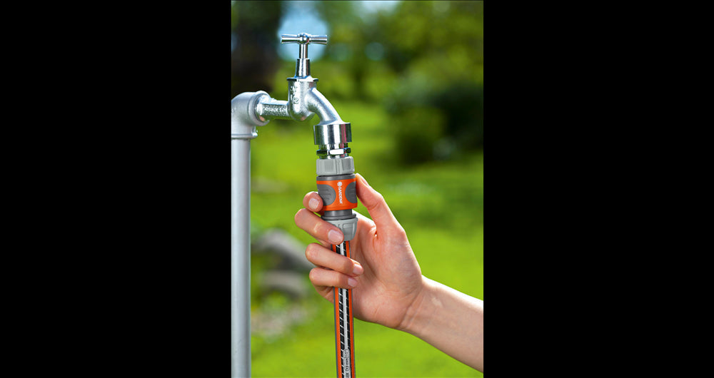 GARDENA Hose Connector with Power Grip Frost Resistant 5 Year Warranty