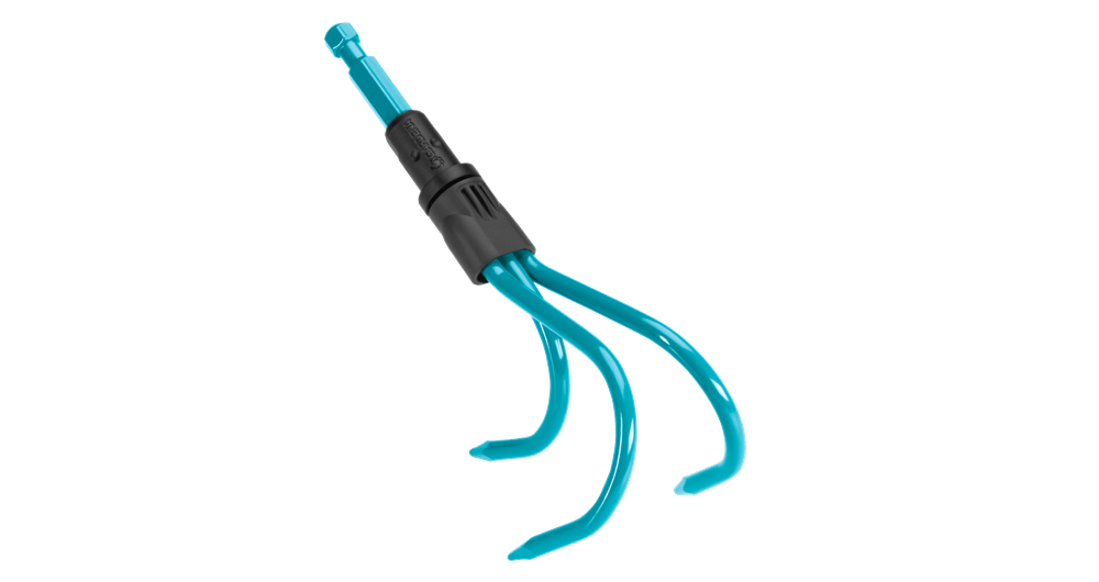 Gardena Combi System Grubber with 3 Prongs for Soil Aeration and Loosening