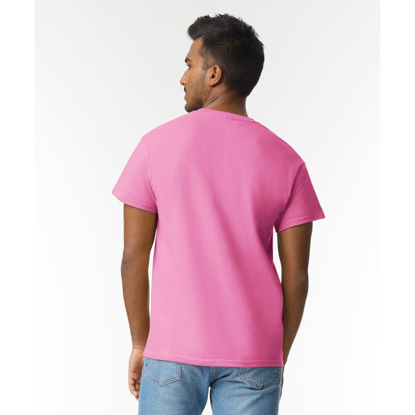Gildan Ultra Cotton Adult T-Shirt Light Pink 100% Cotton Classic Fit