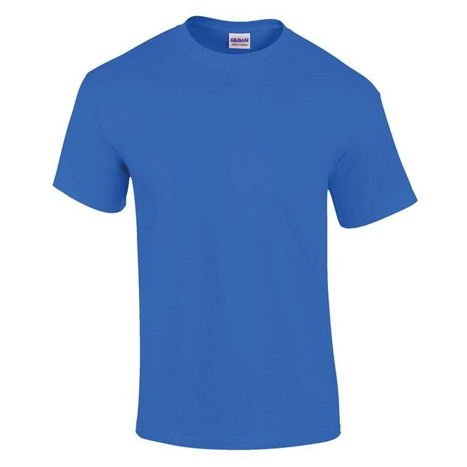 Gildan Ultra Cotton Adult T-Shirt Metro Blue 100% Cotton Classic Fit