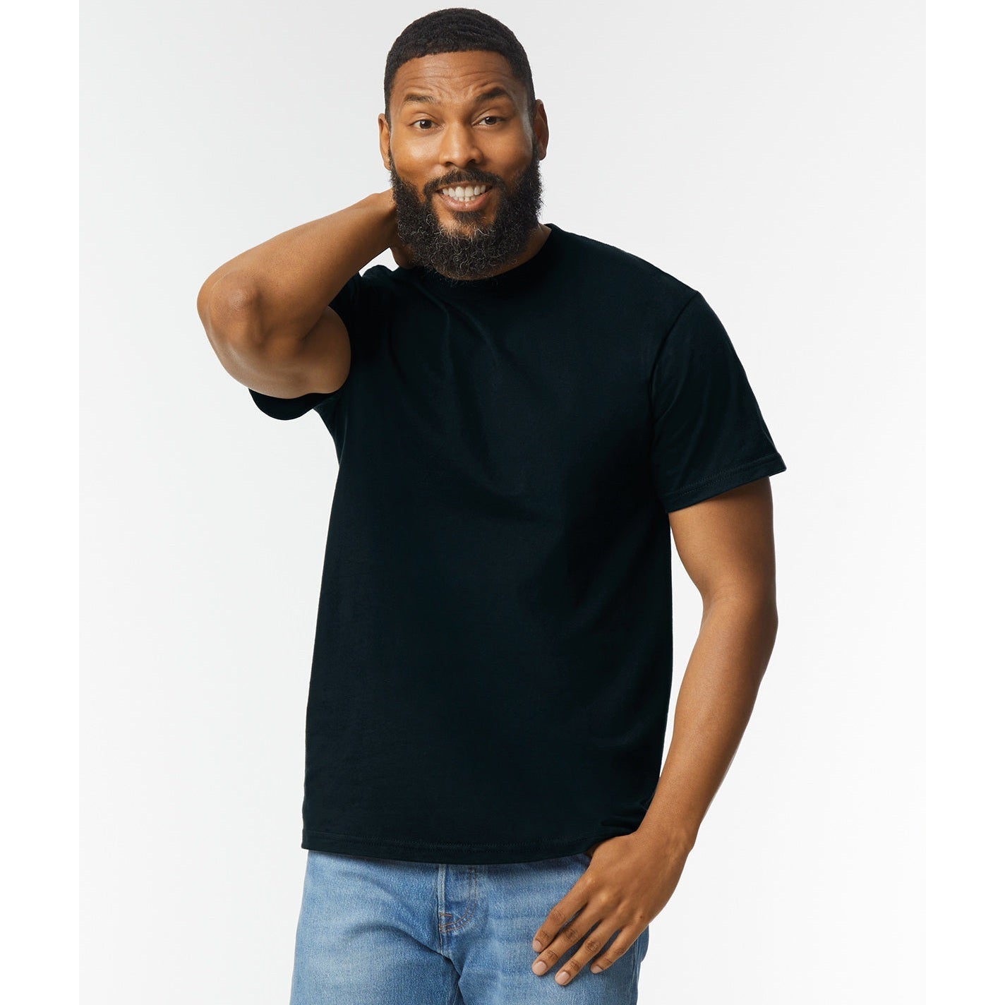 Gildan Hammer Adult T-Shirt Black Combed Ringspun Cotton Classic Fit S-5XL