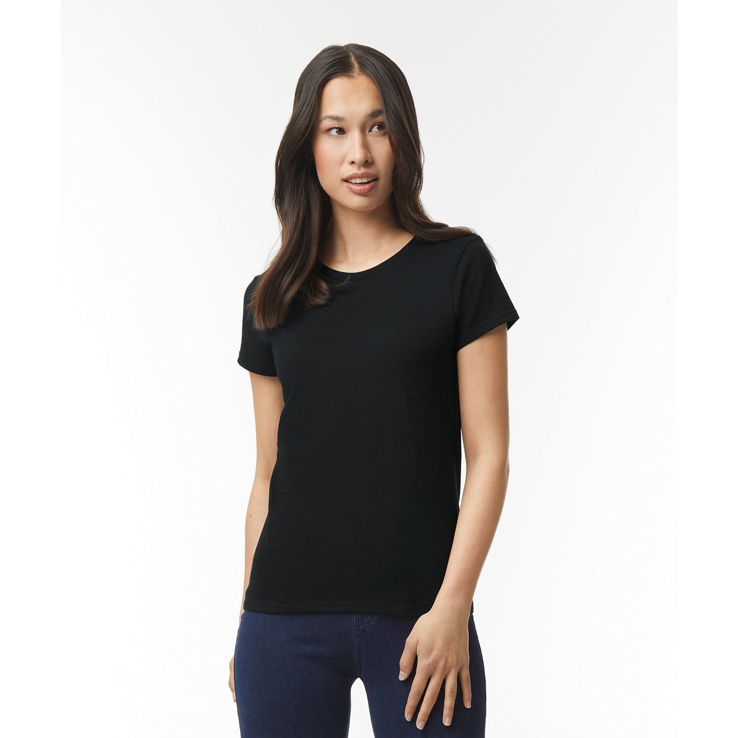 Gildan Heavy Cotton Women's T-Shirt Semi-Fitted Cap Sleeves Various Sizes