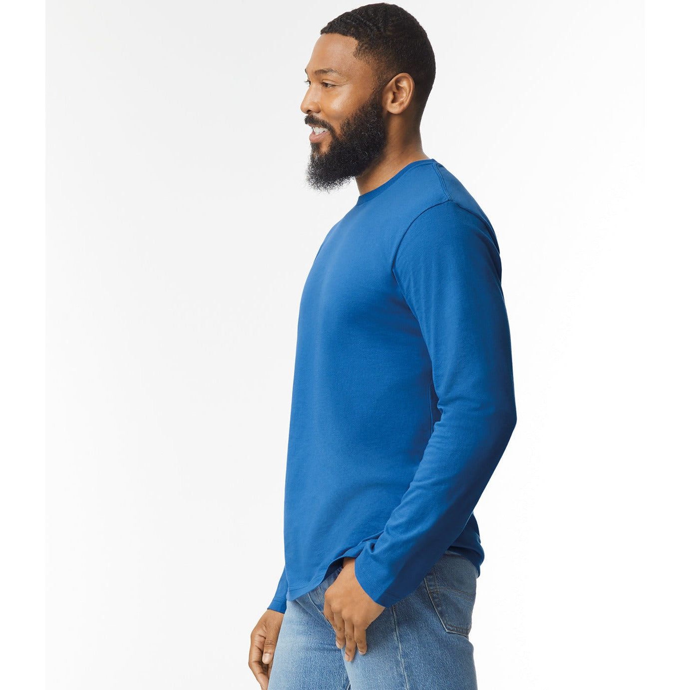 Gildan Softstyle Long Sleeve T-Shirt Euro Fit 100% Cotton Pre-Shrunk Tee