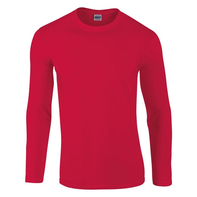 Gildan Softstyle Long Sleeve T-Shirt Euro Fit 100% Cotton Pre-Shrunk Tee