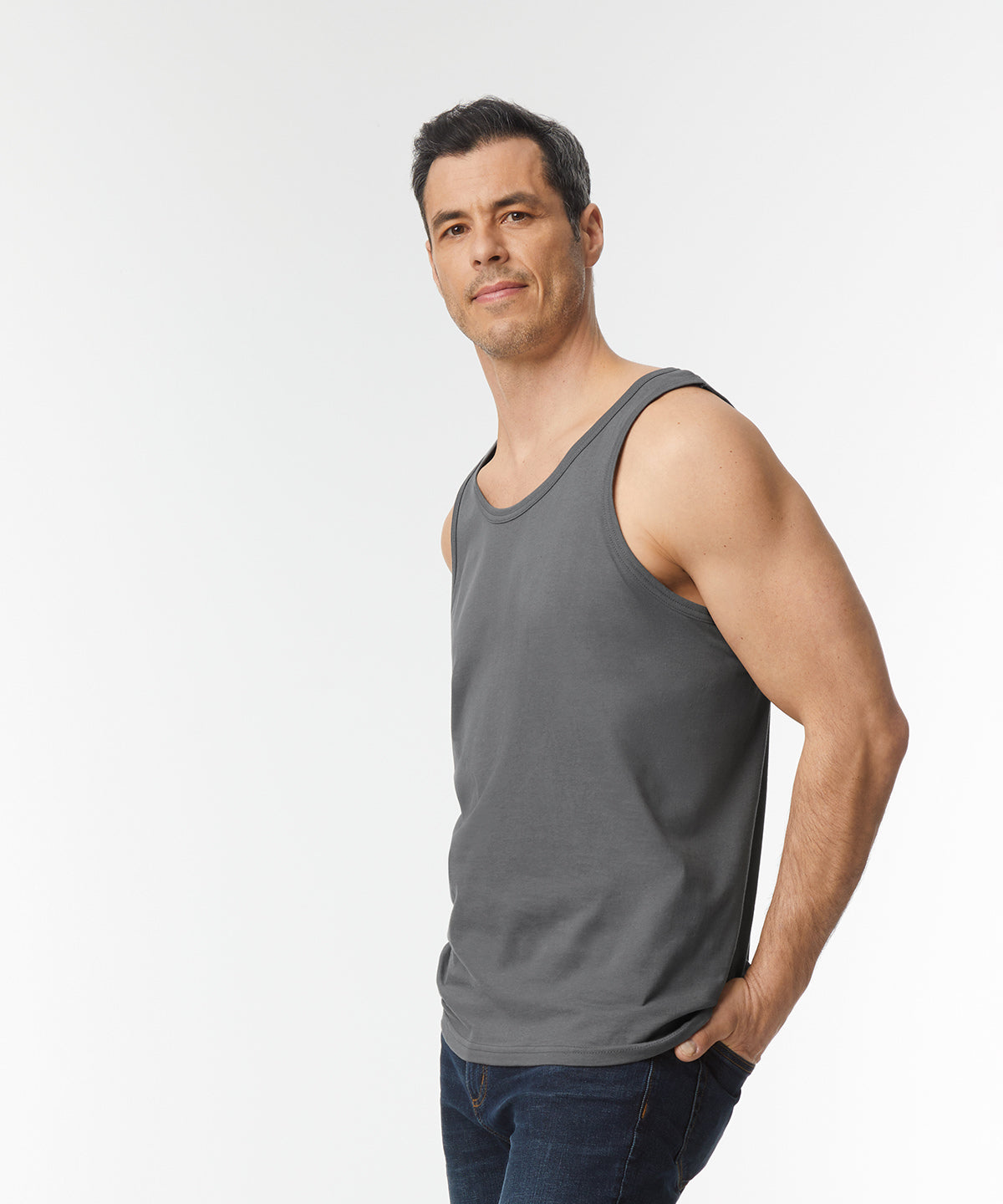 Gildan Softstyle Adult Tank Top Ringspun Cotton Wide Straps Pre-Shrunk