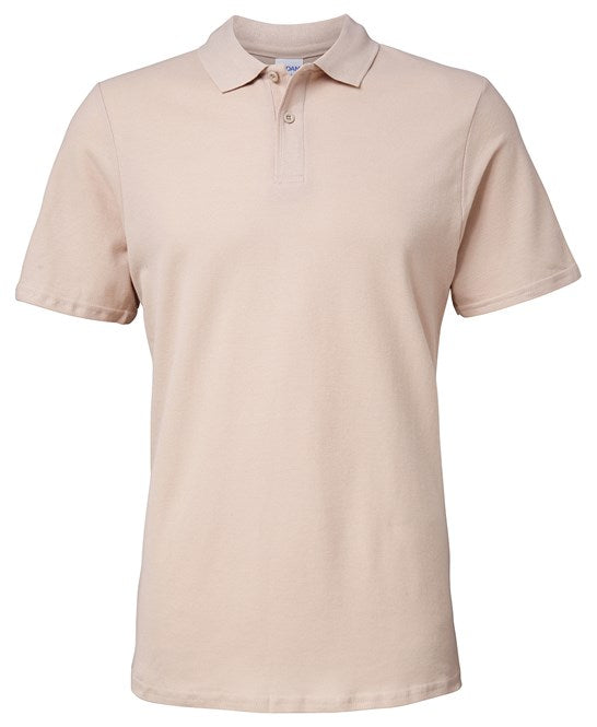 Gildan Softstyle Adult Double PiquÃ© Polo Shirt 100% Ringspun Cotton Euro Fit