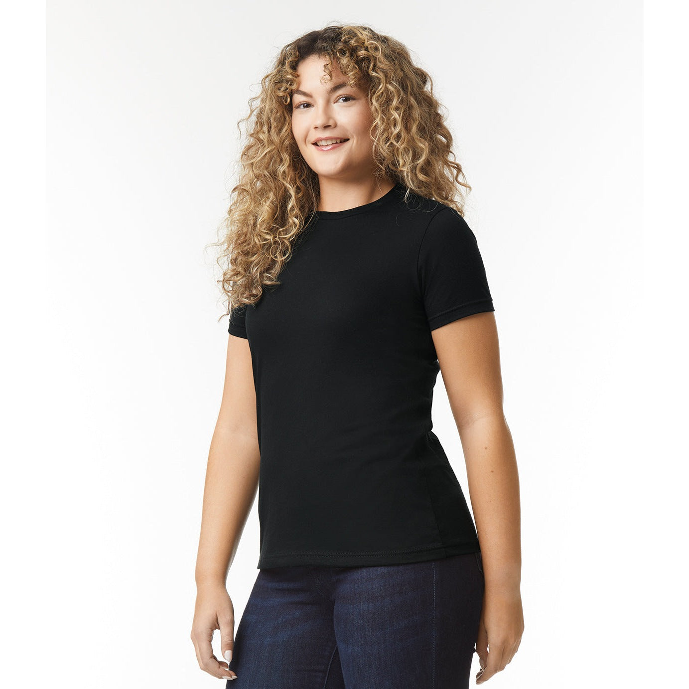 Gildan Softstyle CVC Women's T-Shirt 60% Cotton 40% Polyester Soft Fabric