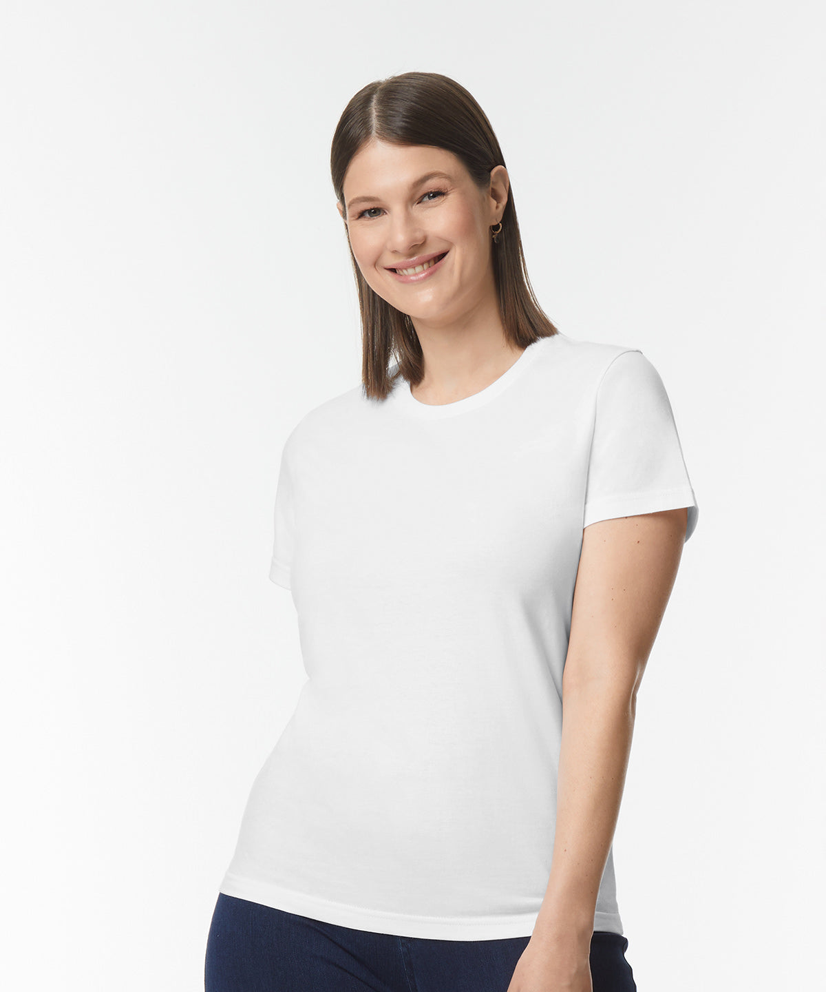 Gildan Softstyle Women's T-Shirt 100% Ringspun Cotton Semi-Fitted Casual Top