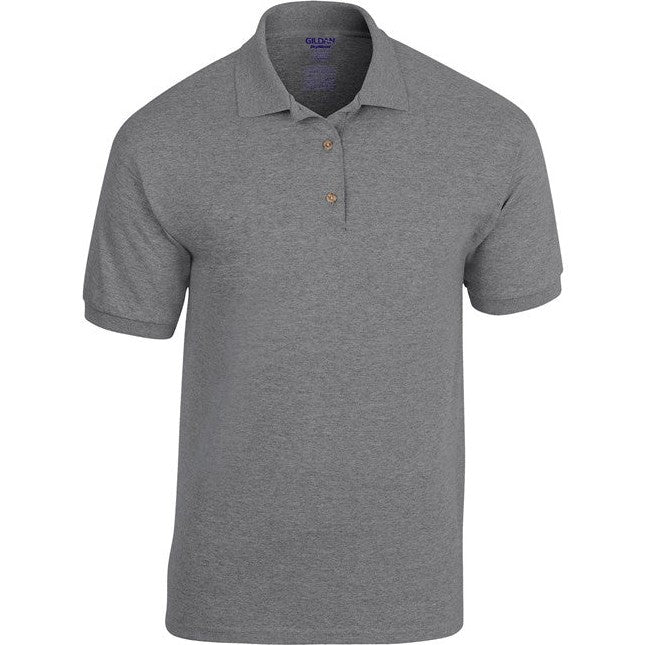 Gildan Dryblend Jersey Knit Polo Shirt Moisture-Wicking Soft Cotton Blend