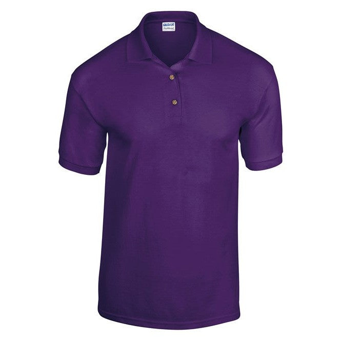 Gildan Dryblend Jersey Knit Polo Shirt Moisture-Wicking Soft Cotton Blend