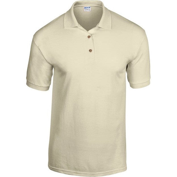 Gildan Dryblend Jersey Knit Polo Shirt Moisture-Wicking Soft Cotton Blend