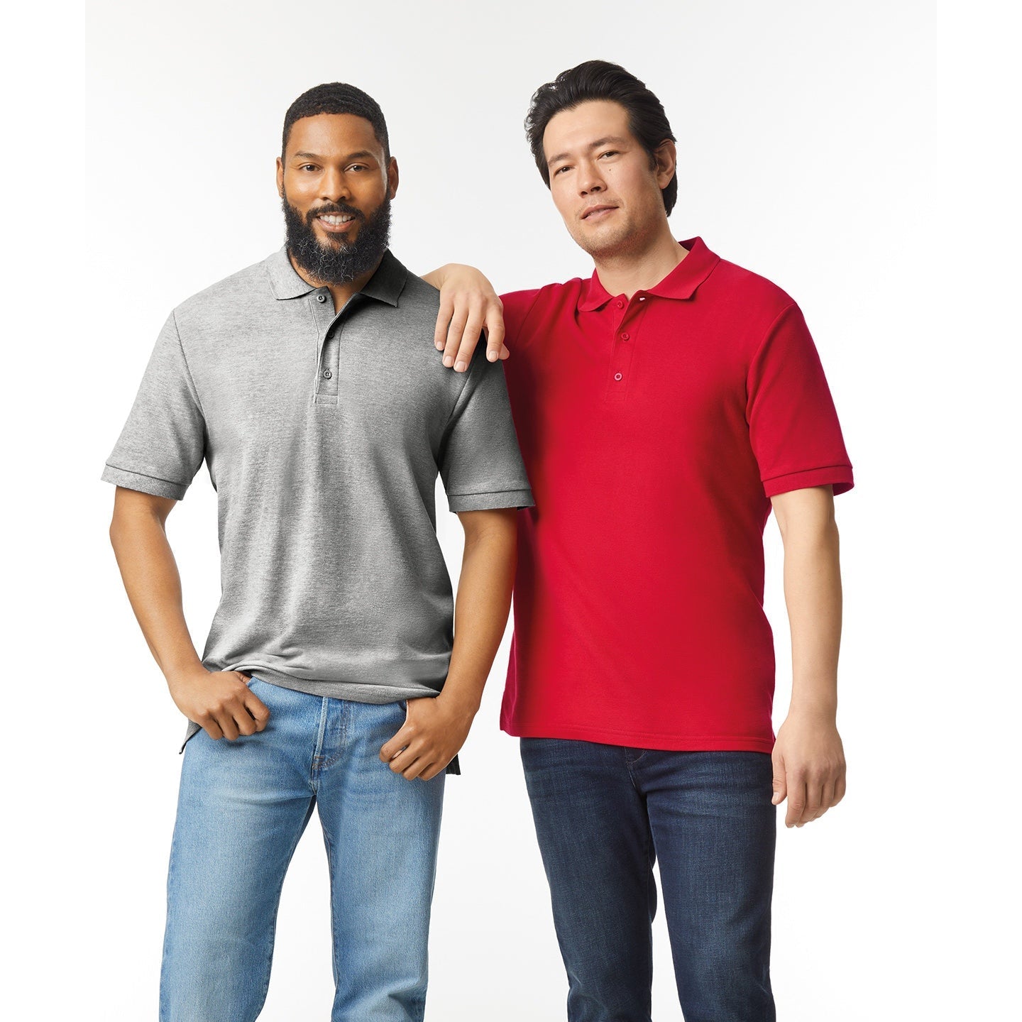 Gildan Hammer PiquÃ© Sport Shirt 100% Cotton Euro Fit Polo with Side Vents