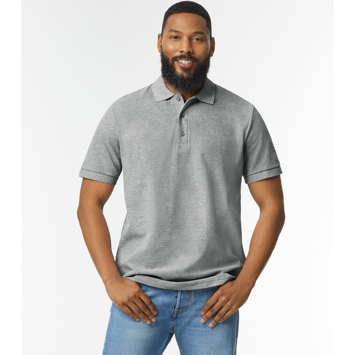 Gildan Hammer PiquÃ© Sport Shirt 100% Cotton Euro Fit Polo with Side Vents