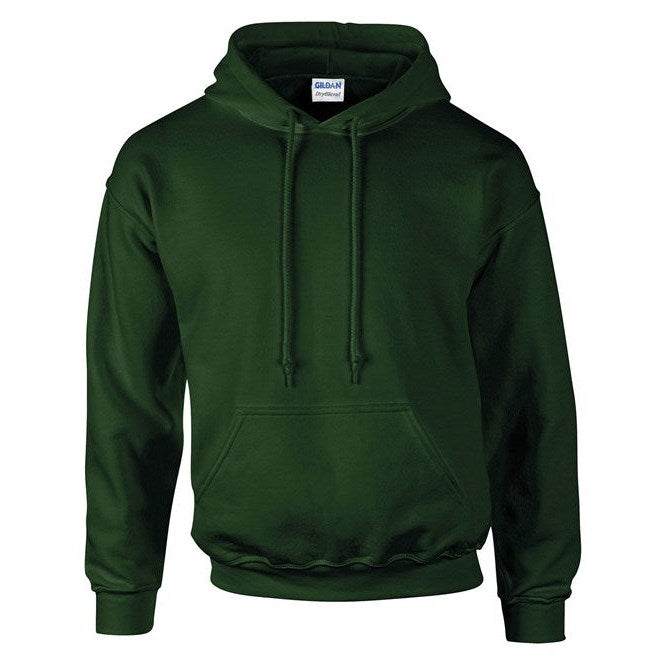 Gildan DryBlend Adult Hooded Sweatshirt Moisture-Wicking Fleece S-2XL