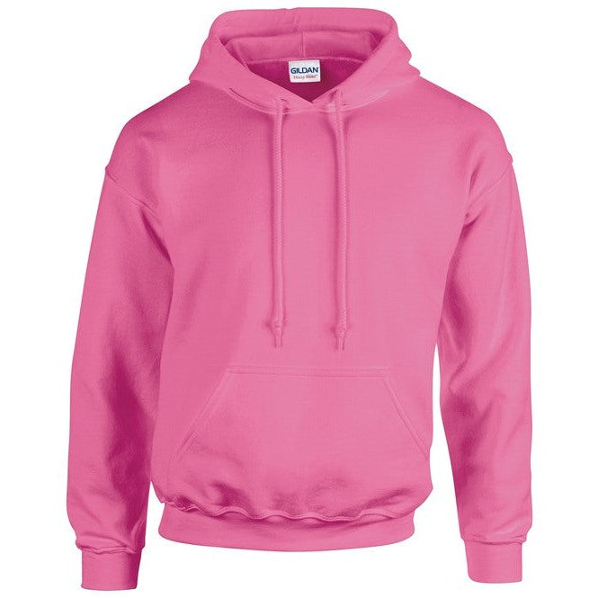 Gildan Heavy Blend Hooded Sweatshirt Azalea Soft Cotton-Poly Fleece S-2XL
