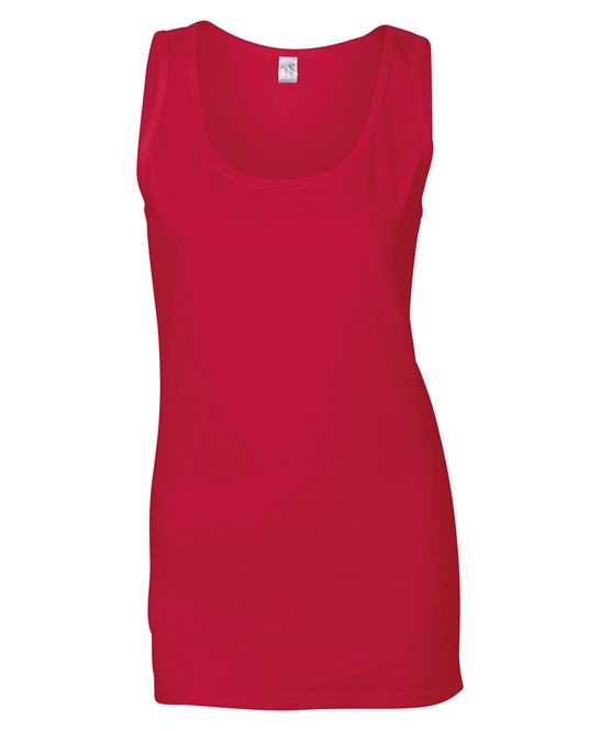 Gildan Softstyle Women's Fitted Tank Top 100% Cotton Soft Comfortable S-2XL