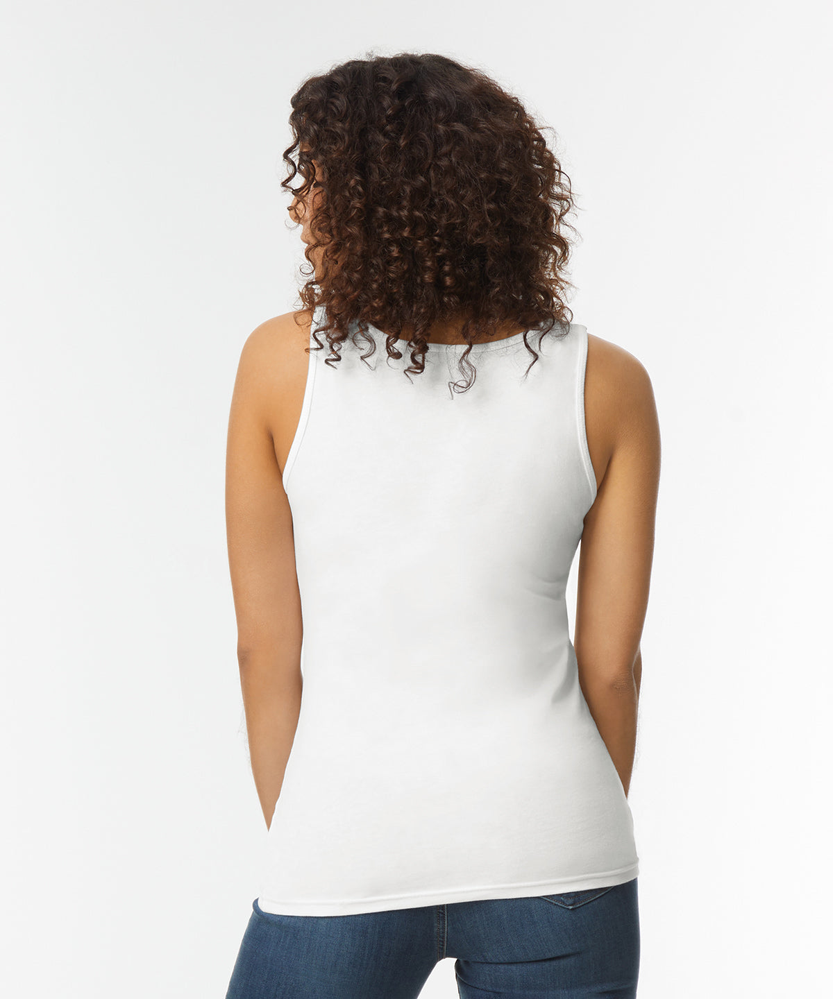 Gildan Softstyle Women's Fitted Tank Top 100% Cotton Soft Comfortable S-2XL