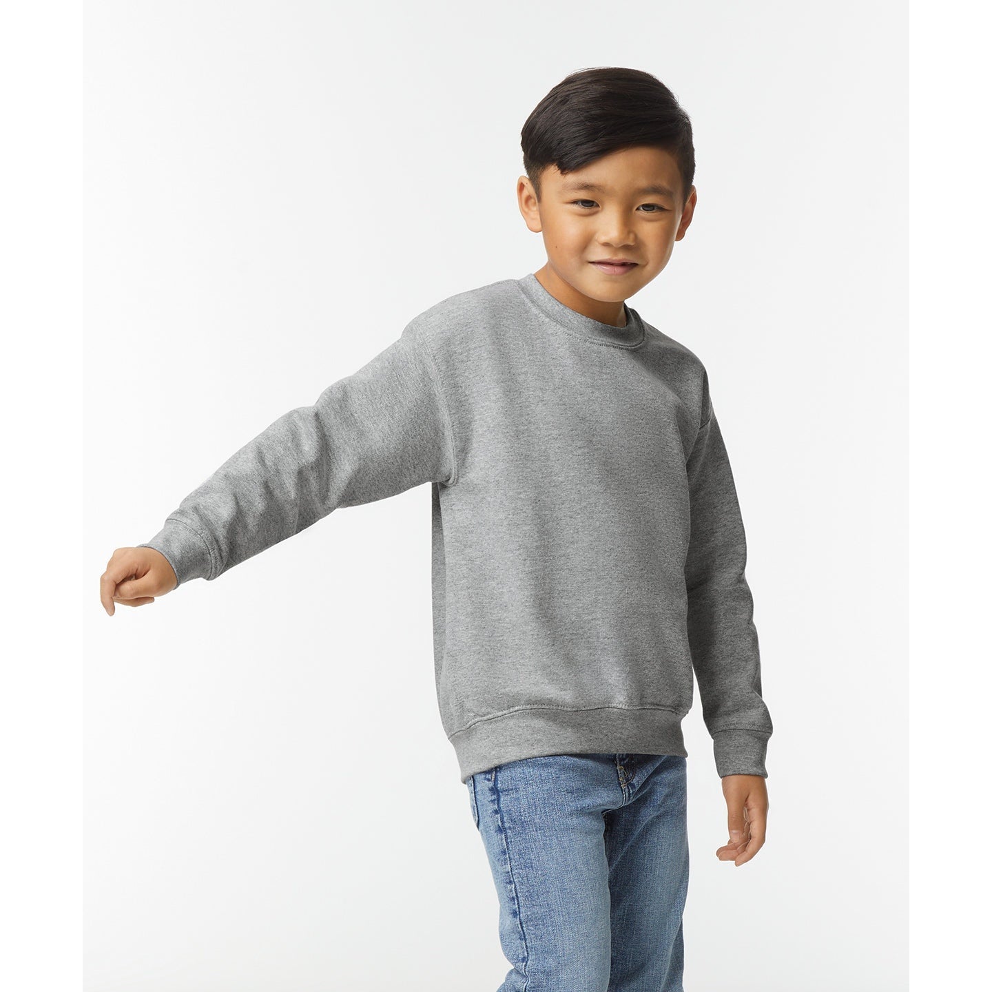 Gildan Heavy Blend Youth Crew Neck Sweatshirt Soft Cotton Polyester Blend