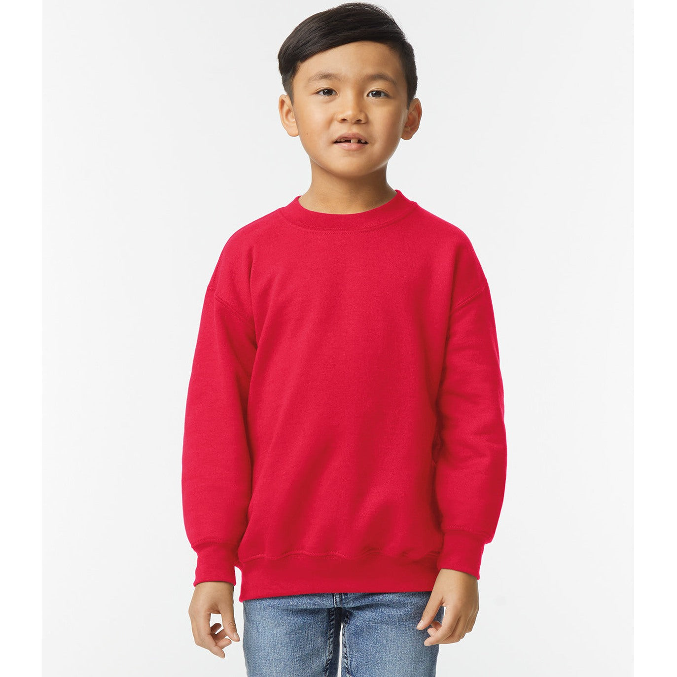 Gildan Heavy Blend Youth Crew Neck Sweatshirt Soft Cotton Polyester Blend