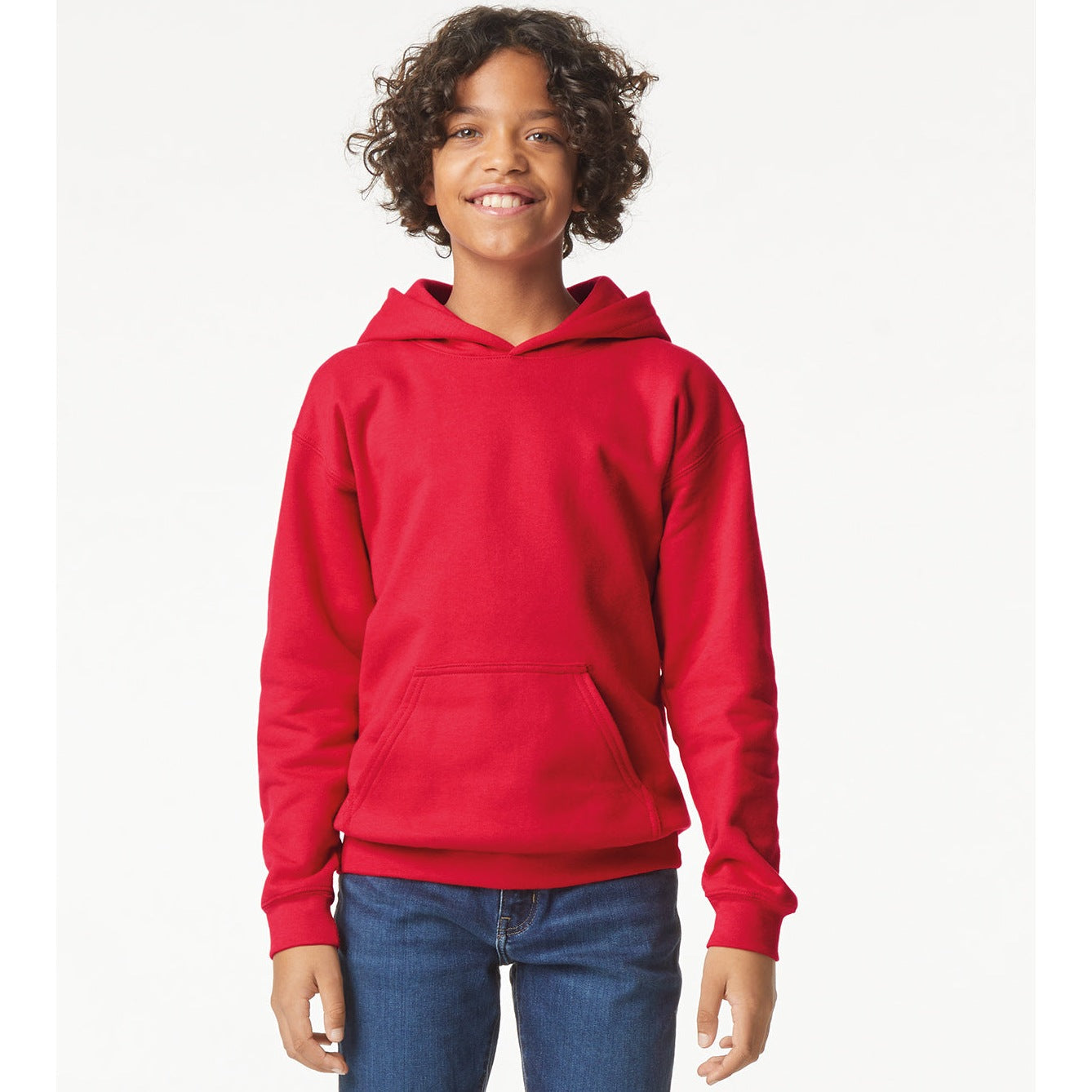 Gildan Softstyle Midweight Fleece Youth Hoodie 80/20 Cotton Blend Various Sizes