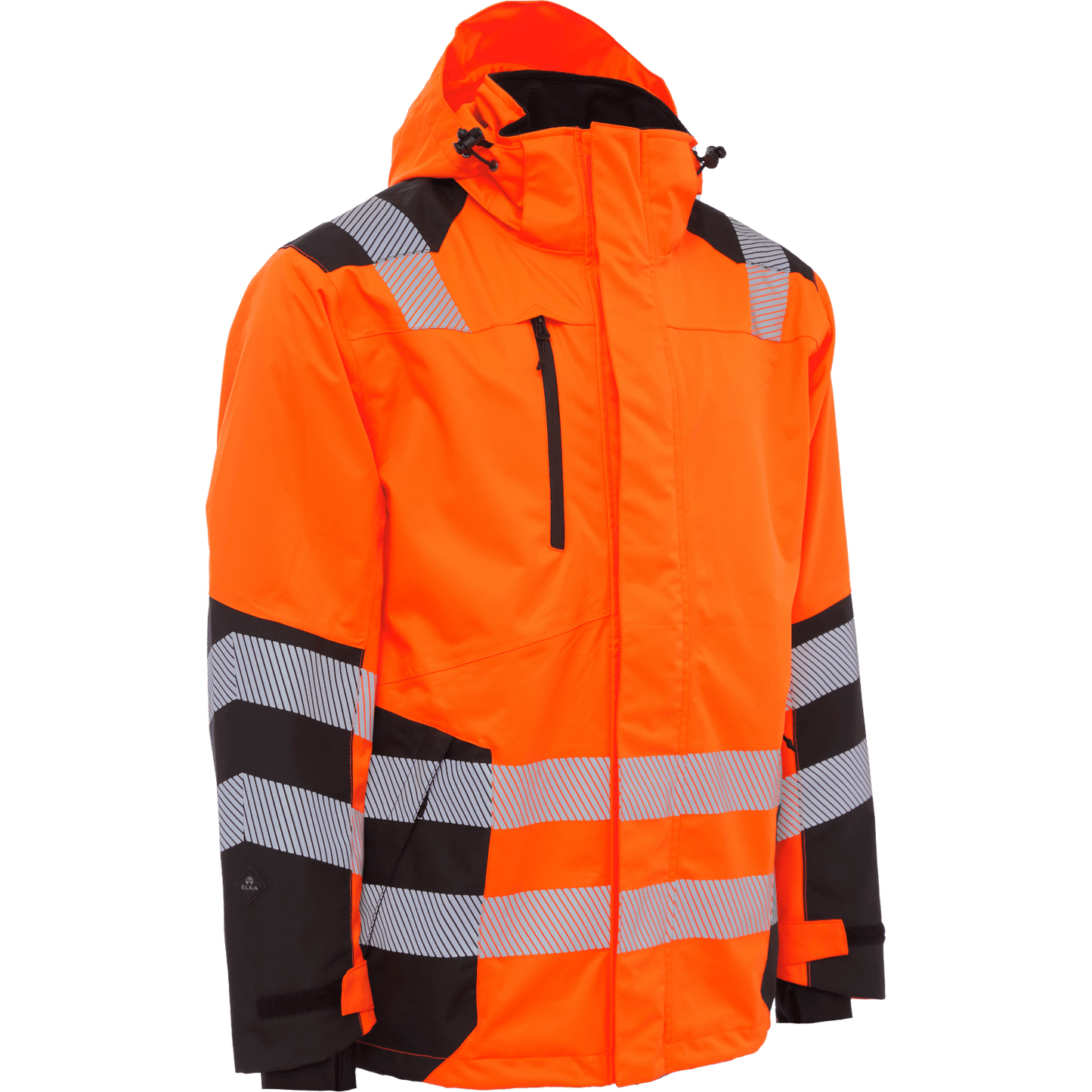 ELKA Visible Xtreme Recycled Jacket with Detachable Hood and Reflective Tape