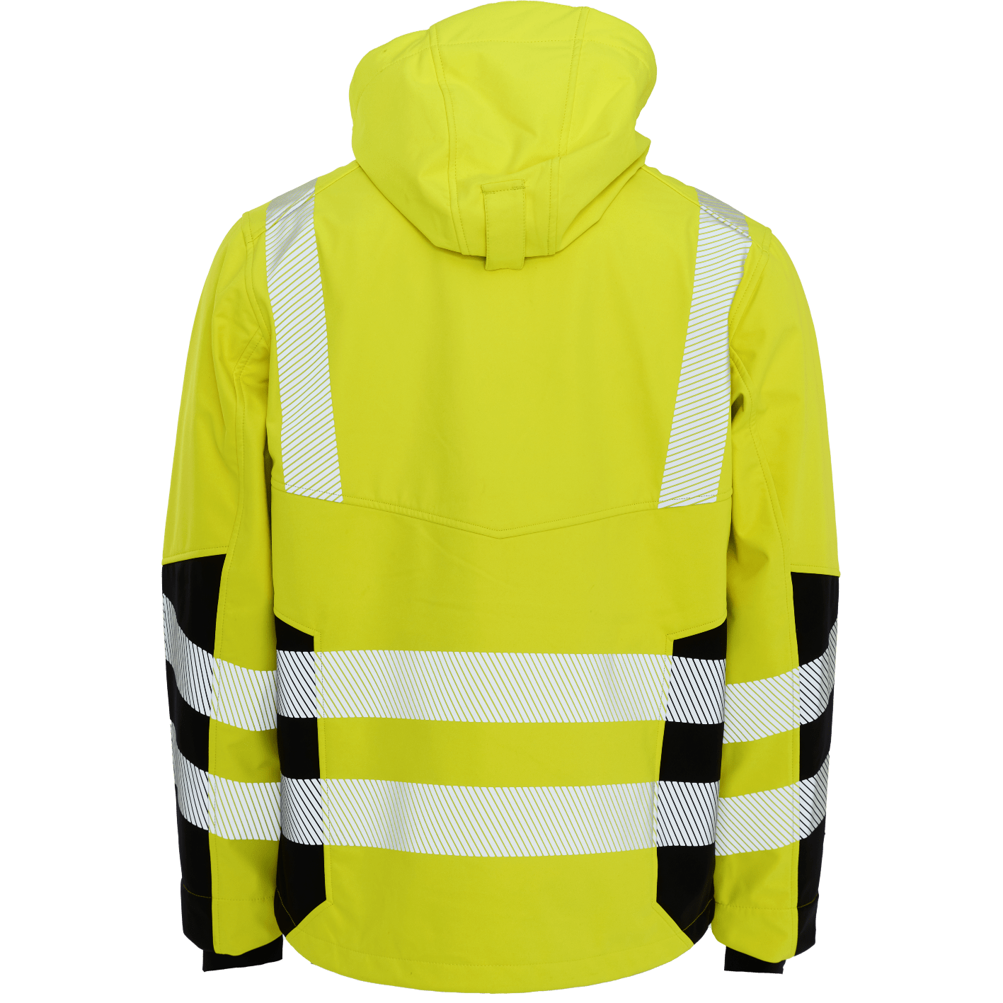 ELKA Visible Xtreme Recycled Softshell Jacket Windproof Water Repellant Hooded