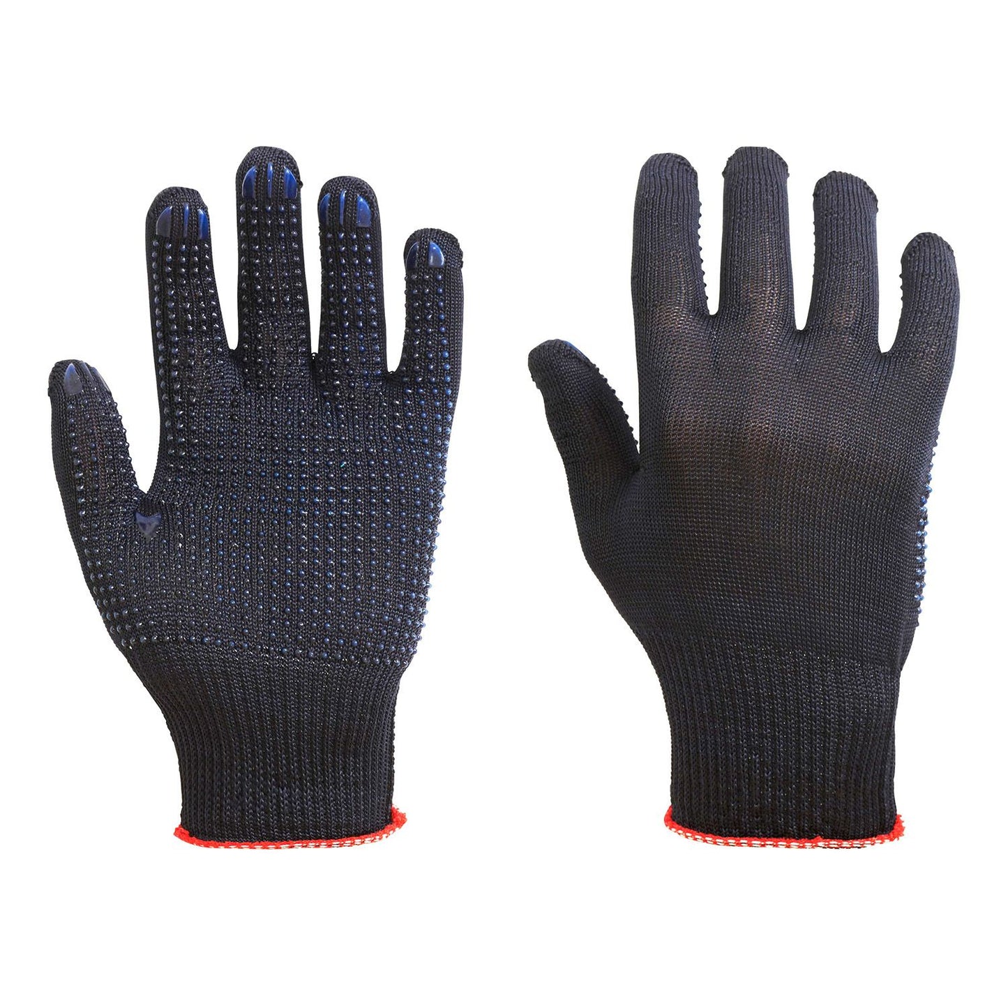 Supertouch PVC Dotted Palm Assembly Gloves Lightweight Lint-Free 12 Pairs