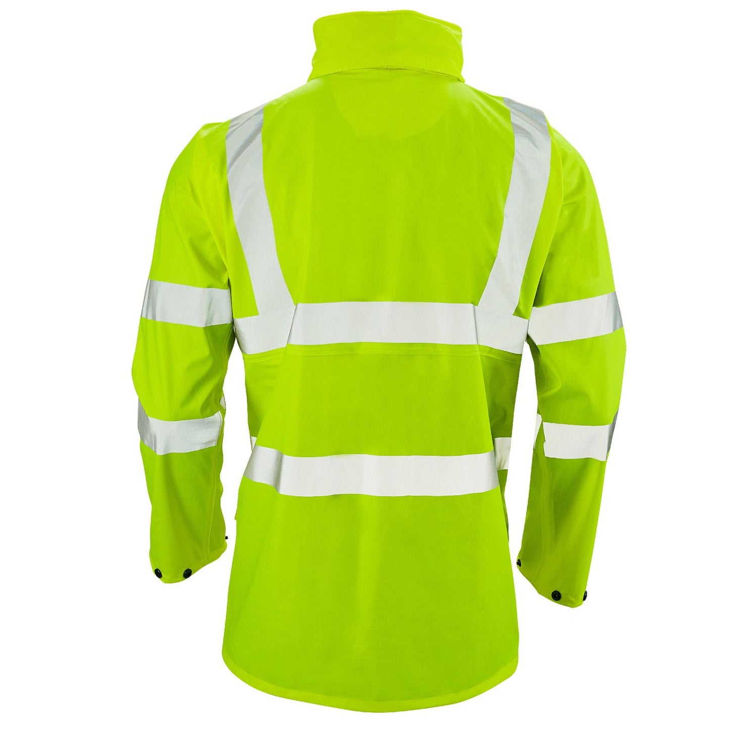 Stormflex Hi Vis Yellow PU Jacket Lightweight Waterproof Breathable Size M-XXL