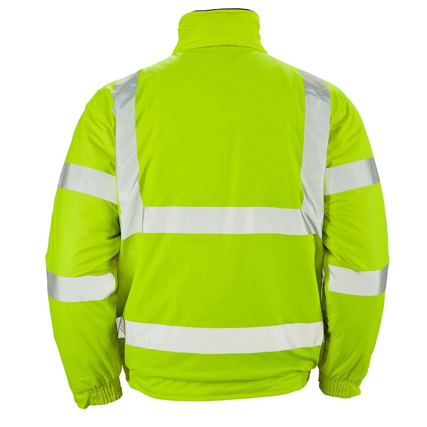 Stormflex Hi Vis Yellow Waterproof Bomber Jacket Breathable Heavy-Duty Zip