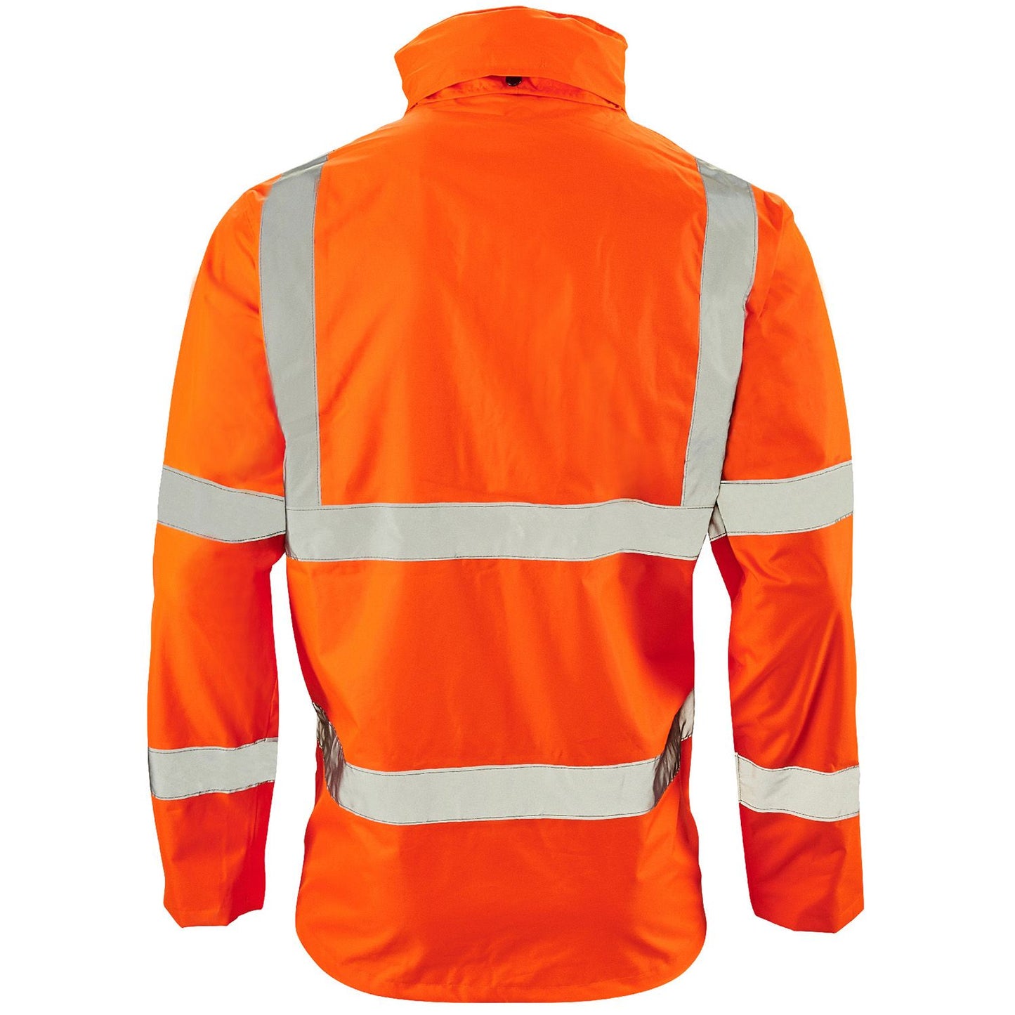 Supertouch Hi Vis Orange Breathable Jacket Waterproof with Interactive Zip