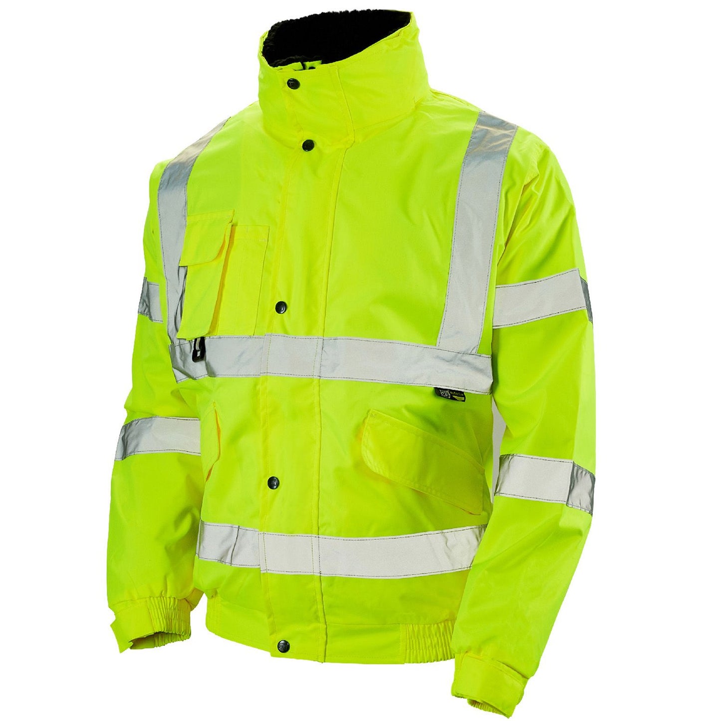 Supertouch Hi Vis Yellow 2 in 1 Breathable Bomber Jacket Class 3 Waterproof
