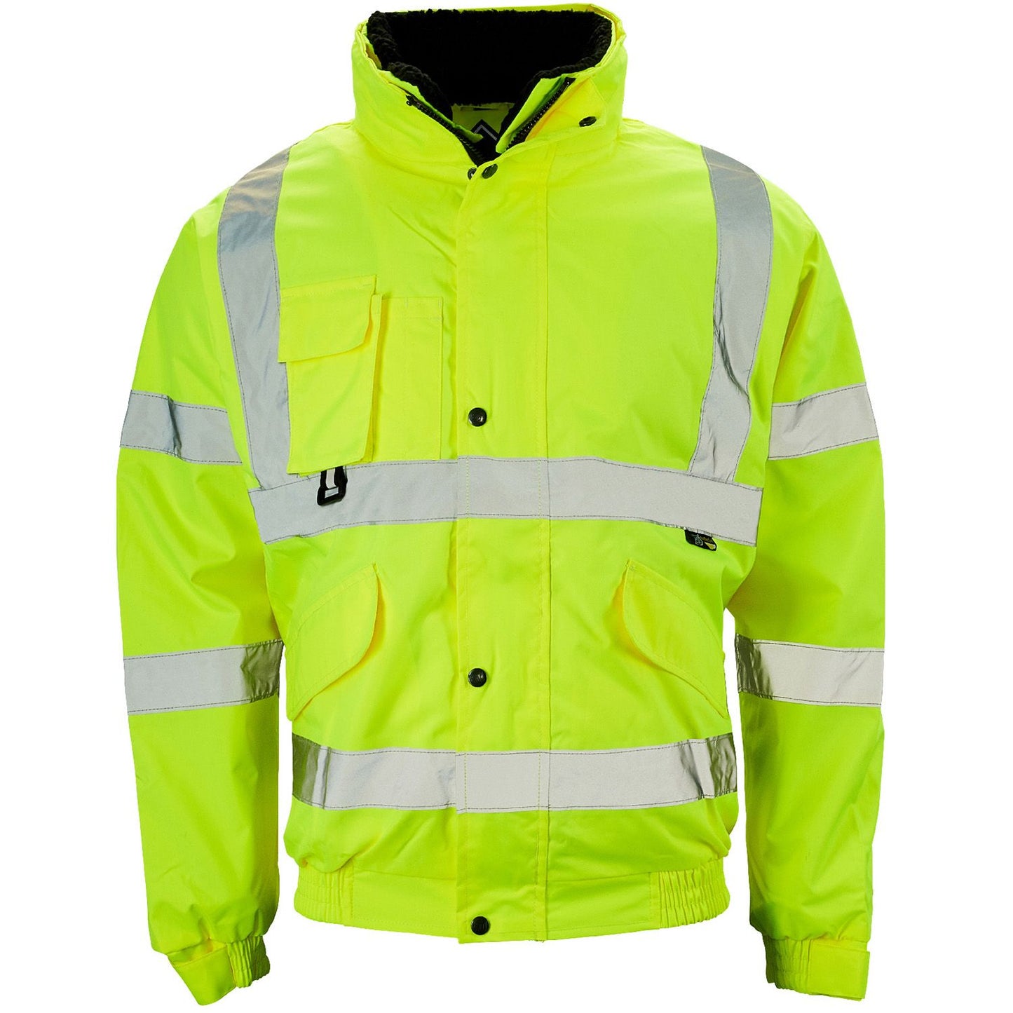 Supertouch Hi Vis Yellow 2 in 1 Breathable Bomber Jacket Class 3 Waterproof