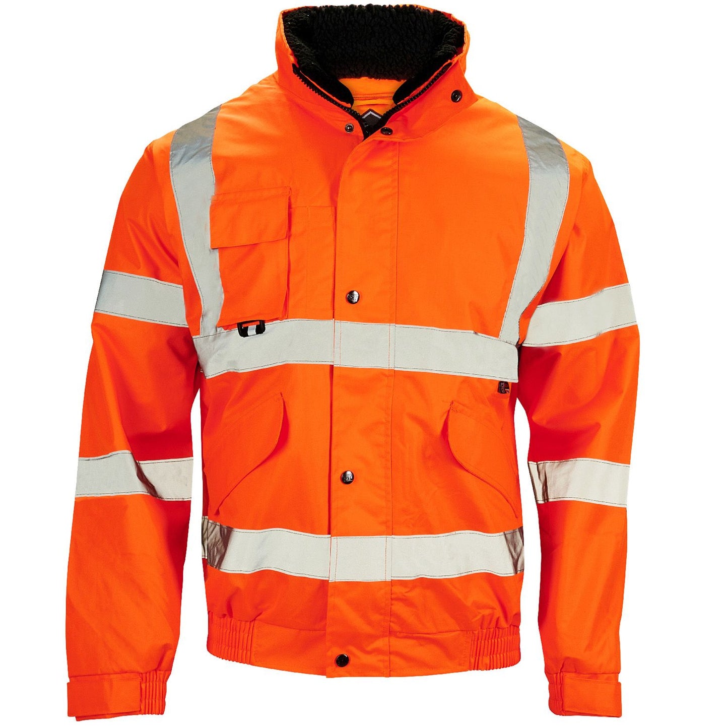 Supertouch Hi Vis Orange 2 in 1 Breathable Bomber Jacket Class 3 Waterproof