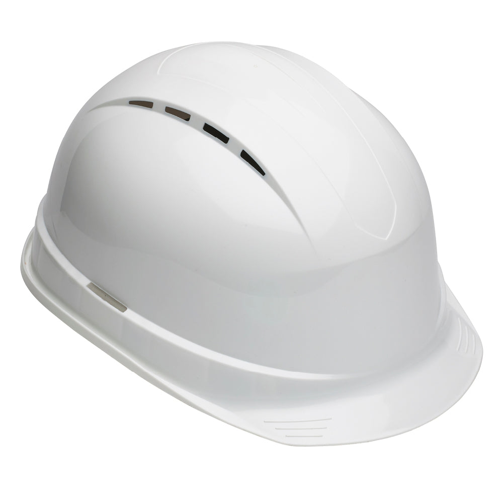 Supertouch Lightweight Vented Safety Helmet + 8-Point Harness, EN 397 Approved