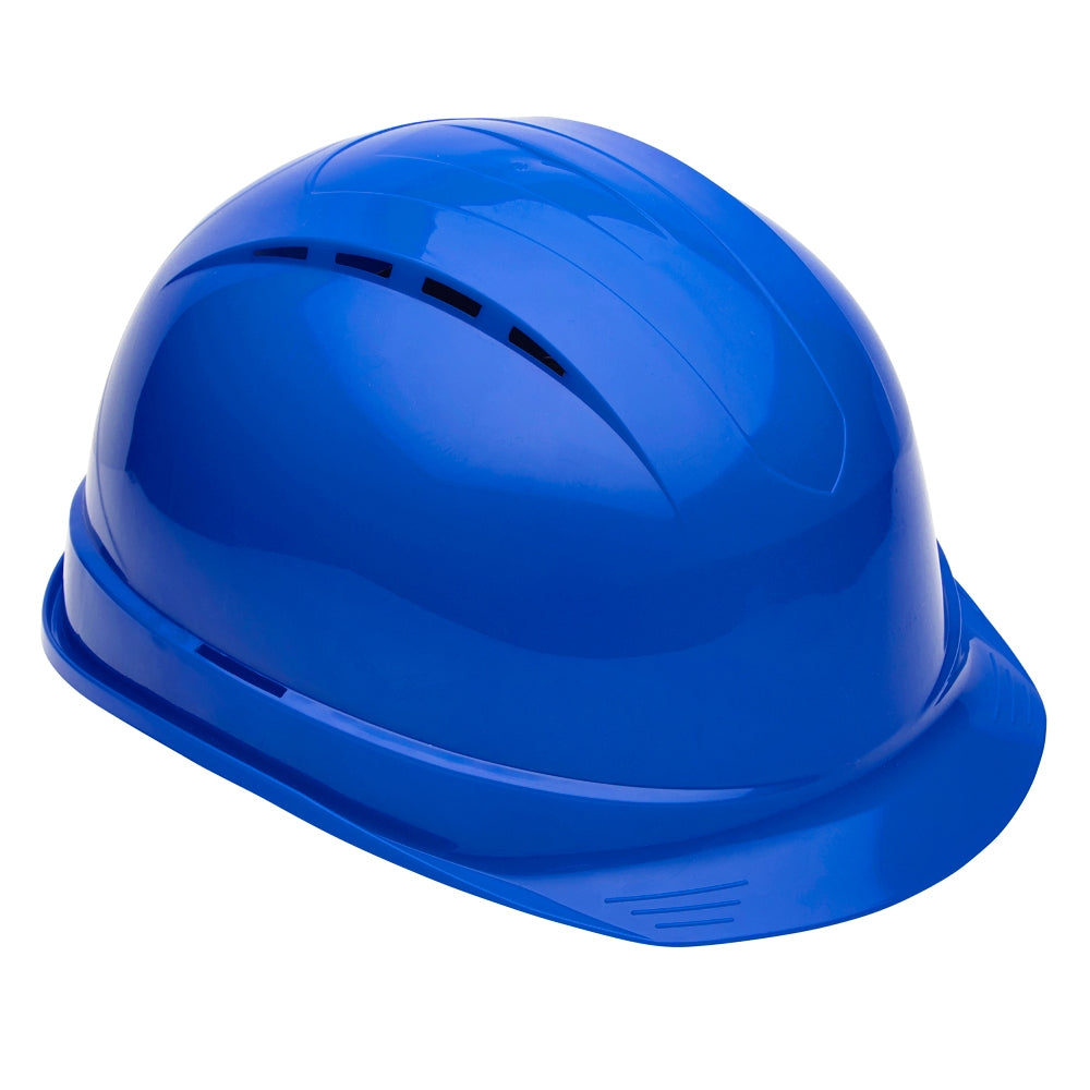Supertouch Lightweight Vented Safety Helmet + 8-Point Harness, EN 397 Approved