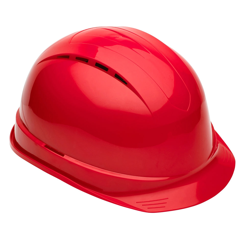 Supertouch Lightweight Vented Safety Helmet + 8-Point Harness, EN 397 Approved