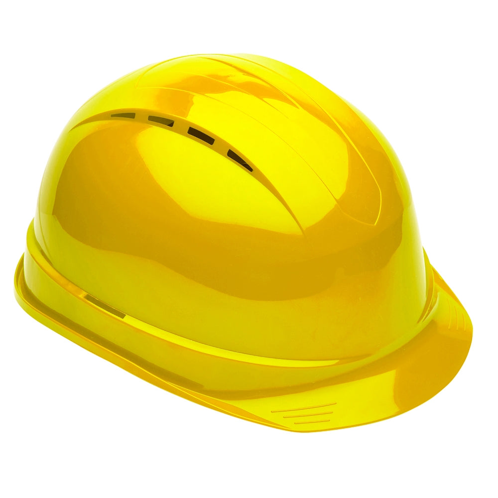 Supertouch Lightweight Vented Safety Helmet + 8-Point Harness, EN 397 Approved