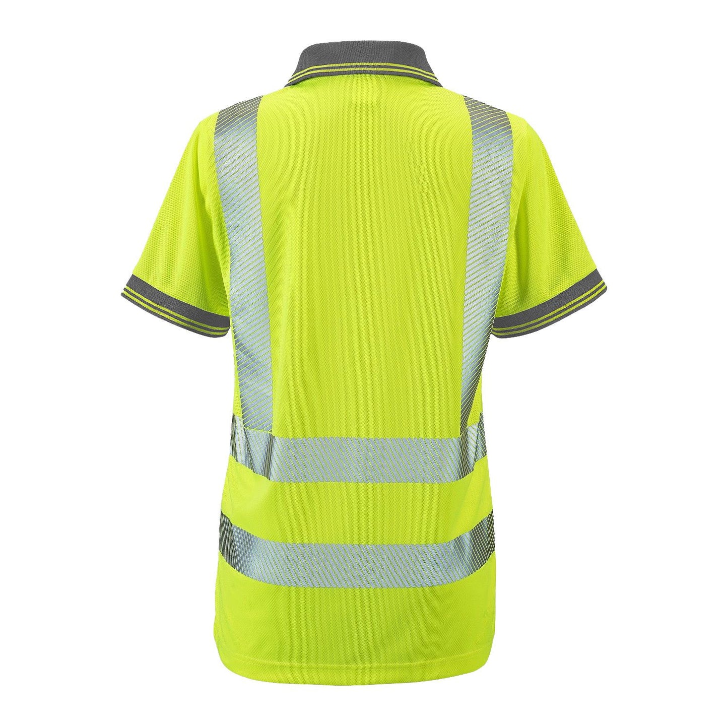 Supertouch Ladies Hi Vis Yellow Savannah Polo Shirt UPF 40+ Breathable Fit