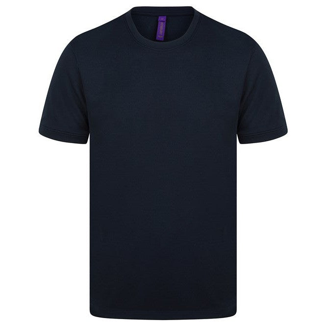 Henbury Hi Cool Performance T-Shirt Slim Fit Wicking Fabric Casual Tee