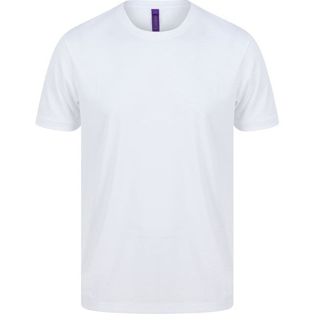 Henbury Hi Cool Performance T-Shirt Slim Fit Wicking Fabric Casual Tee