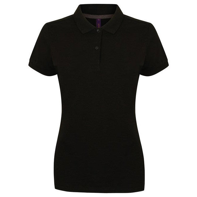 Henbury Women's Micro-Fine PiquÃ© Polo Shirt Modern Fit Lightweight Cotton